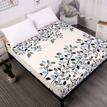 Load image into Gallery viewer, MECEROCK New Printing Bed Mattress Cover Waterproof Mattress Protector Pad Fitted Sheet Separated Water Bed Linens with Elastic