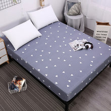 Load image into Gallery viewer, MECEROCK New Printing Bed Mattress Cover Waterproof Mattress Protector Pad Fitted Sheet Separated Water Bed Linens with Elastic