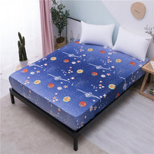 Load image into Gallery viewer, MECEROCK New Printing Bed Mattress Cover Waterproof Mattress Protector Pad Fitted Sheet Separated Water Bed Linens with Elastic