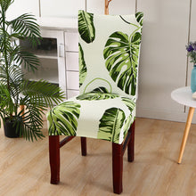 Load image into Gallery viewer, Floral Printing Stretch Elastic Chair Covers Spandex For Wedding Dining Room Office Banquet housse de chaise chair cover
