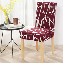 Load image into Gallery viewer, Floral Printing Stretch Elastic Chair Covers Spandex For Wedding Dining Room Office Banquet housse de chaise chair cover