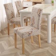 Load image into Gallery viewer, Floral Printing Stretch Elastic Chair Covers Spandex For Wedding Dining Room Office Banquet housse de chaise chair cover