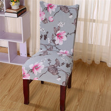 Load image into Gallery viewer, Floral Printing Stretch Elastic Chair Covers Spandex For Wedding Dining Room Office Banquet housse de chaise chair cover