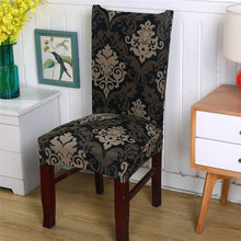 Load image into Gallery viewer, Floral Printing Stretch Elastic Chair Covers Spandex For Wedding Dining Room Office Banquet housse de chaise chair cover