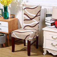 Load image into Gallery viewer, Floral Printing Stretch Elastic Chair Covers Spandex For Wedding Dining Room Office Banquet housse de chaise chair cover