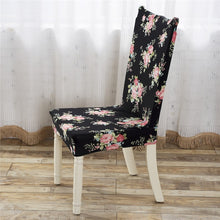 Load image into Gallery viewer, Floral Printing Stretch Elastic Chair Covers Spandex For Wedding Dining Room Office Banquet housse de chaise chair cover
