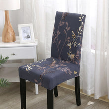 Load image into Gallery viewer, Floral Printing Stretch Elastic Chair Covers Spandex For Wedding Dining Room Office Banquet housse de chaise chair cover