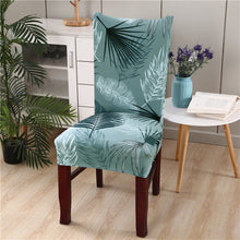 Load image into Gallery viewer, Floral Printing Stretch Elastic Chair Covers Spandex For Wedding Dining Room Office Banquet housse de chaise chair cover